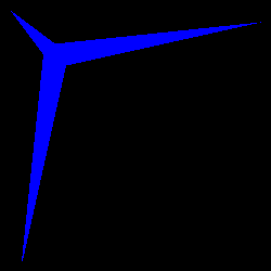 Visualización del ejemplo: imagefilledpolygon()